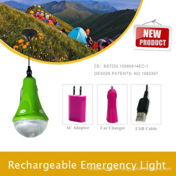 Super helle led Solar camping Wandern Lampe & Handy-Ladegerät